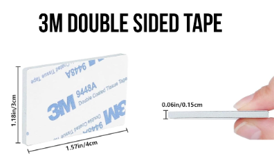 3M Heavy-Duty Double-Sided Adhesive Tape (Recommended)